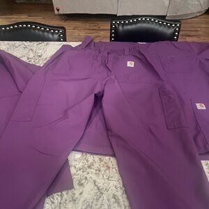 Purple man’s Carhartt scrubs 4 items